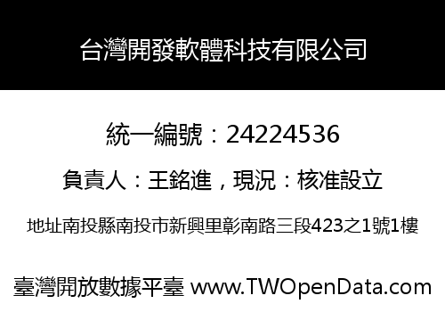 台灣開發軟體科技有限公司