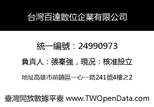 台灣百達數位企業有限公司